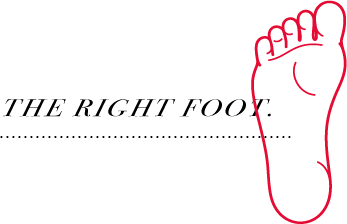Illustration of the sole of a foot